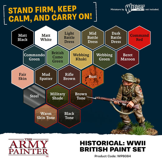 Army Painter Historical: WWII British Paint Set