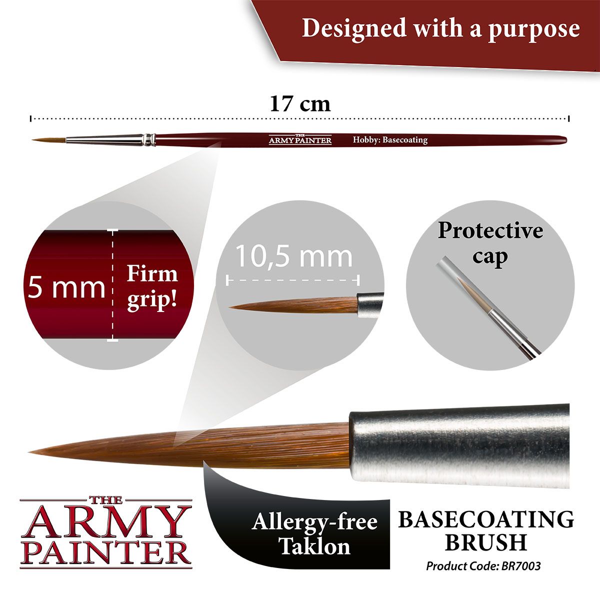 Army Painter Hobby Brush - Basecoating