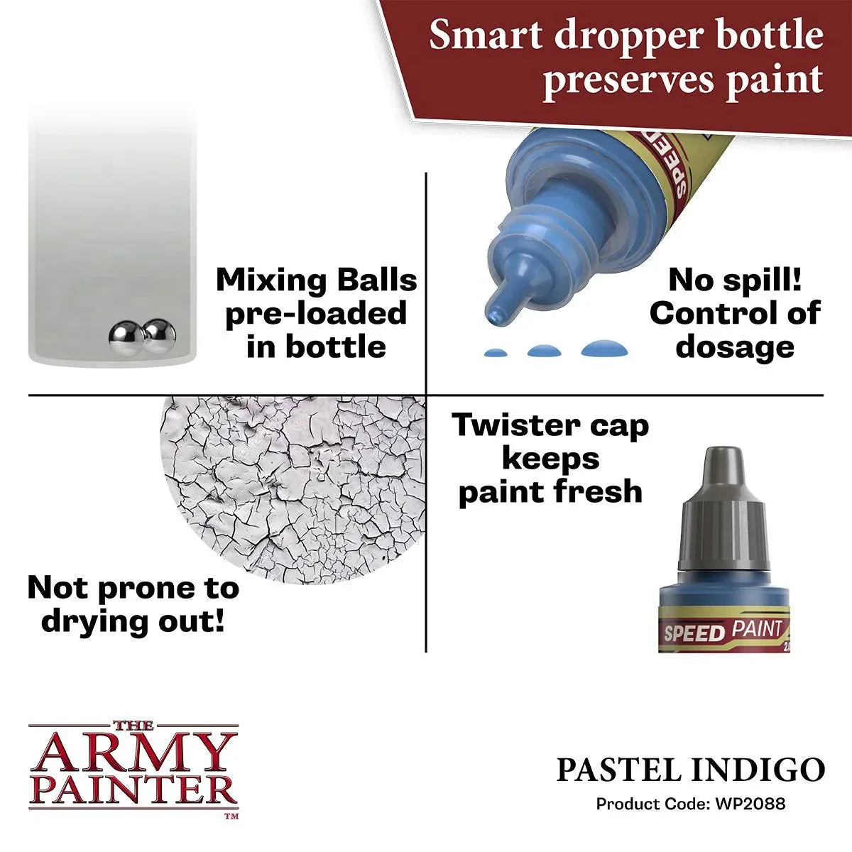 Army Painter Speedpaint 2.0 - Pastel Indigo WP2088