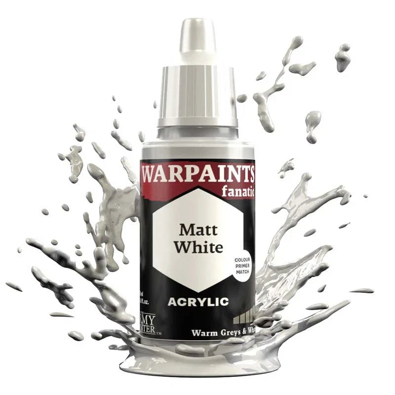 Army Painter Warpaints Fanatic: Matt White 18ml