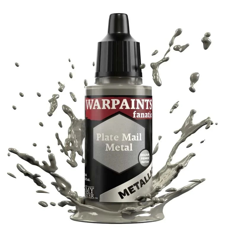 Army Painter Warpaints Fanatic Metallic: Plate Mail Metal 18ml
