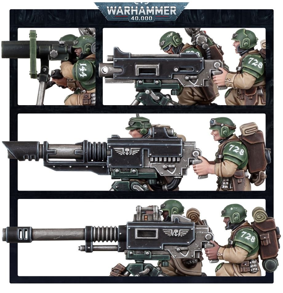 Astra Militarum: Cadian Heavy Weapons Squad