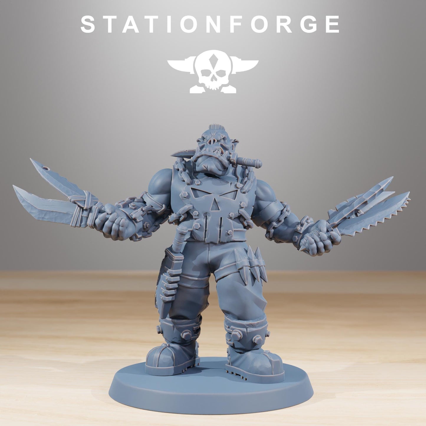 Station Forge Orkaz_Skillers_ 3d printed proxie Wargames
