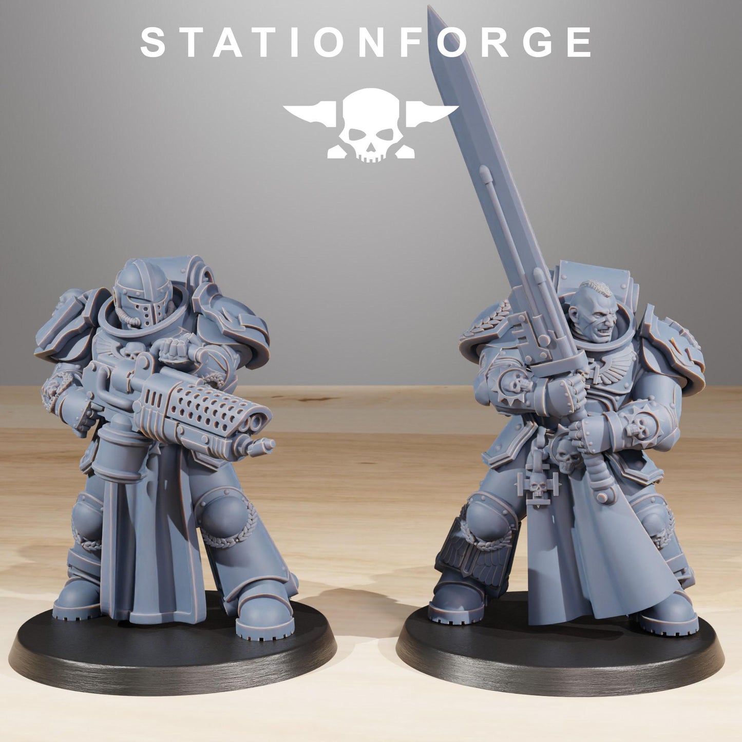 Station Forge Socratis Elites unit 3d printed proxie Wargames / Marines