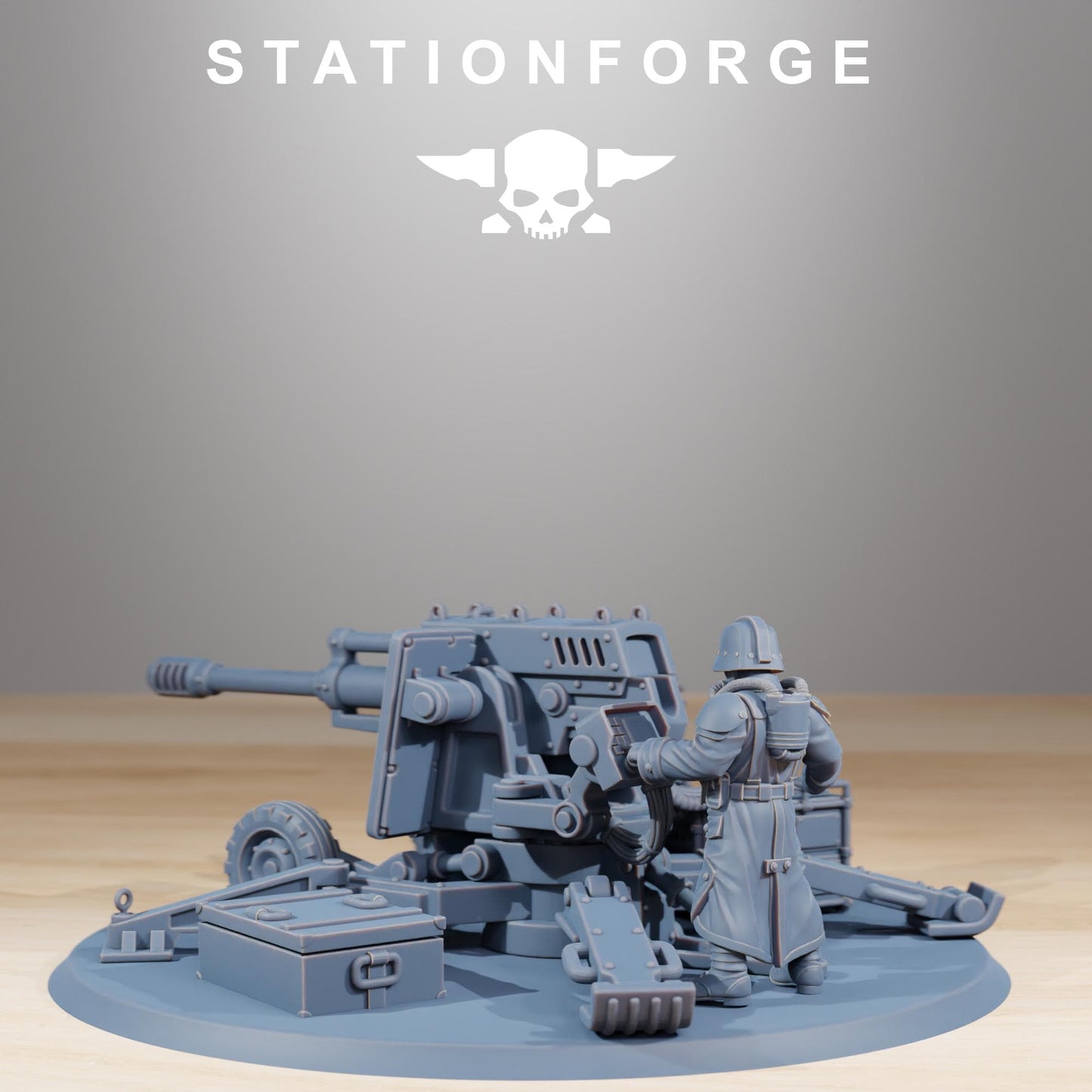 Station Forge GrimGuard Battle Weapons  3d printed proxie Wargames