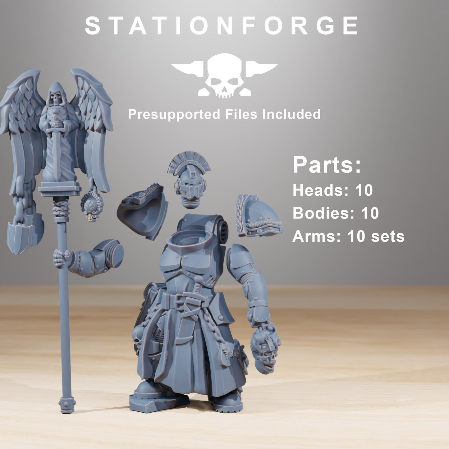 Station Forge Socratis Knights Team Proxy minitures Tabletop RPG Wargaming