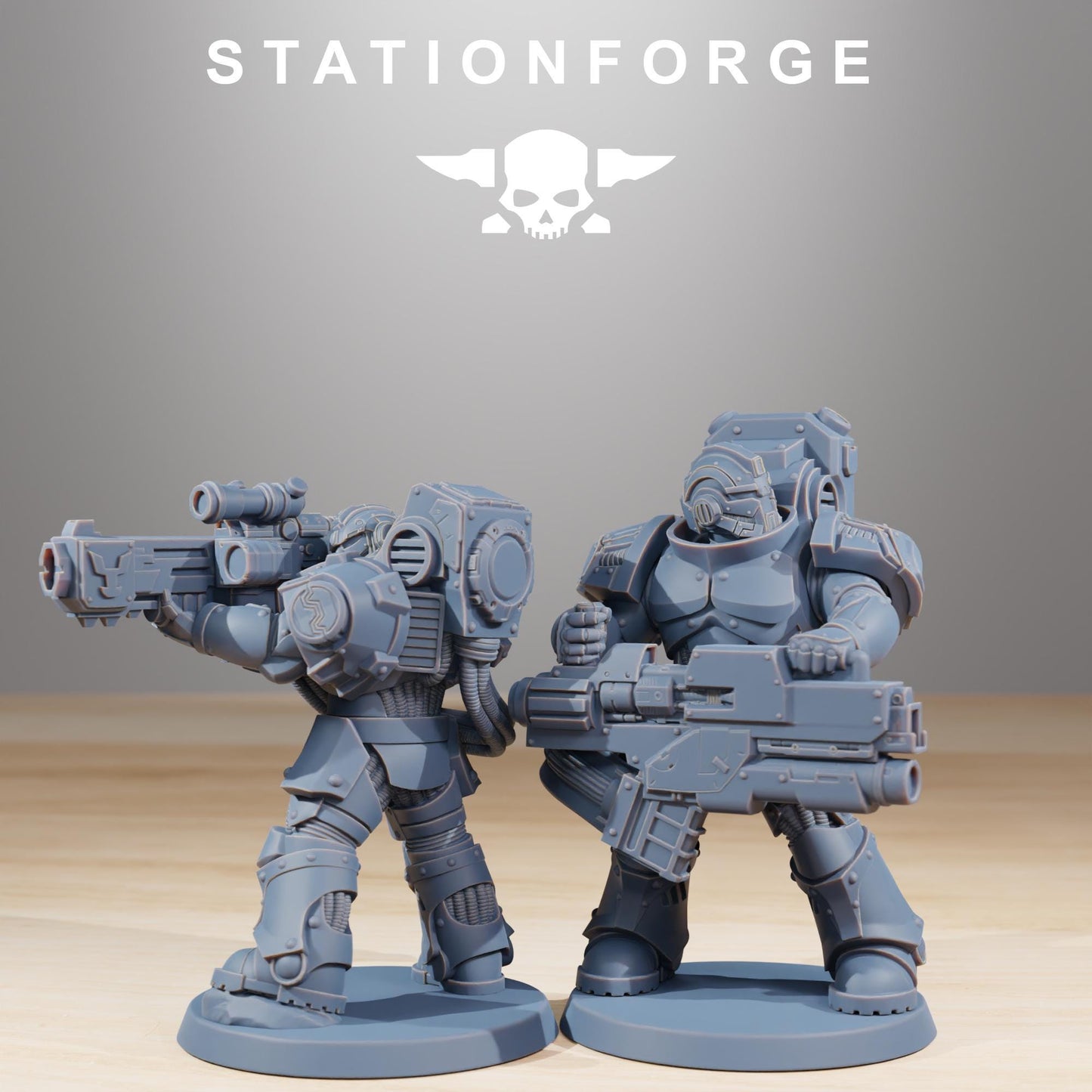 Station Forge Socratis Reinforcers unit 3d printed proxie Wargames / Marines