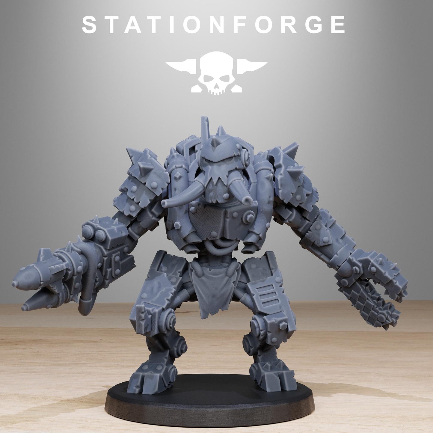 Station Forge Orkaz Bots Infantry 3d printed proxie Wargames