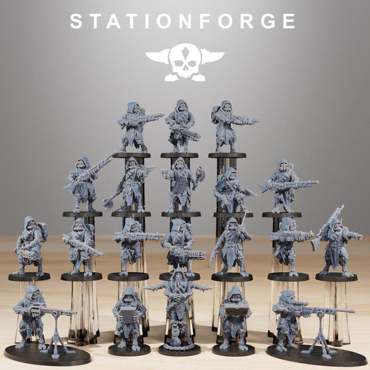 Station Forge Scavenger Rangers Builder Kit Proxy minitures Tabletop RPG Wargaming