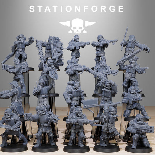 Station Forge Corrupted_Guard_Builder_Kit Proxy 28mm minitures Tabletop RPG Wargaming