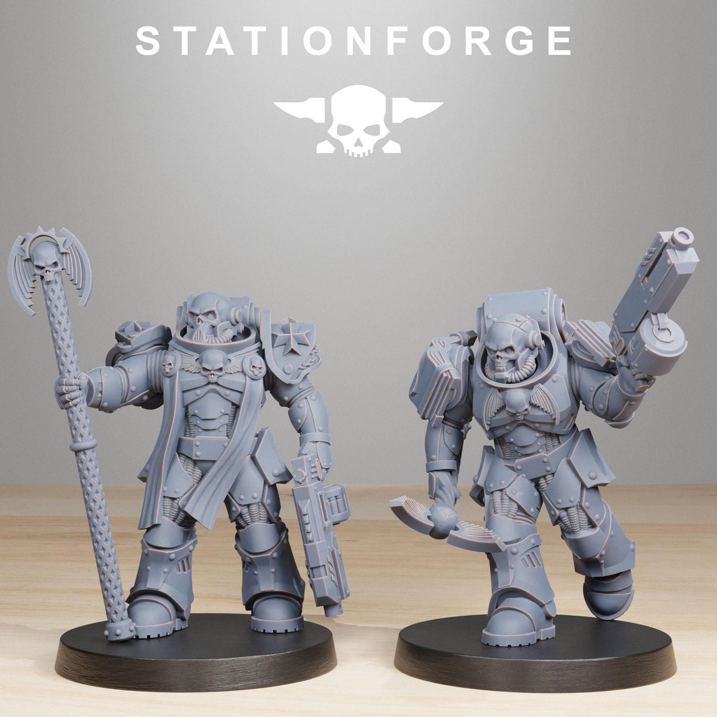 Station Forge Socratis Reverends unit 3d printed proxie Wargames / Marines