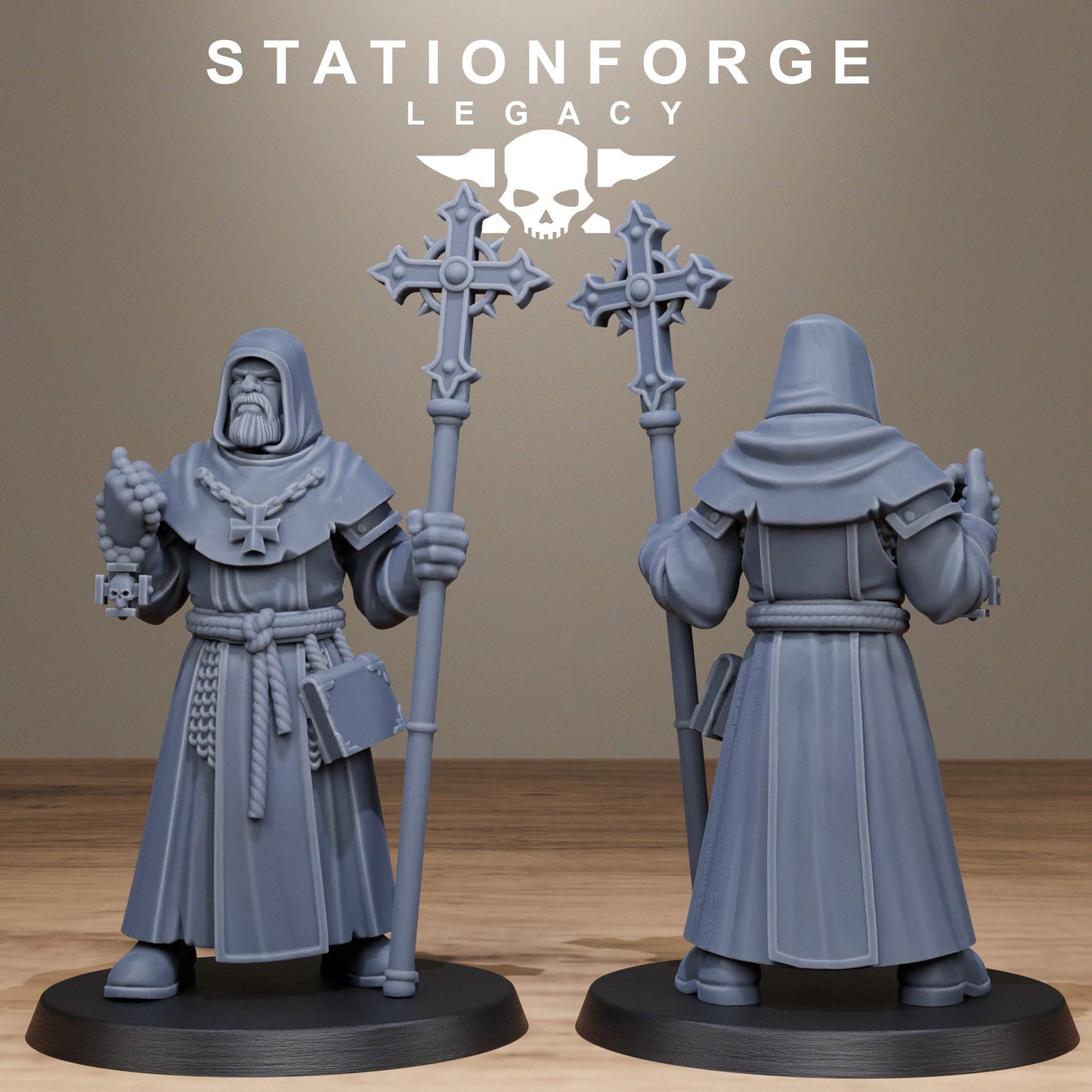 Station Forge Legacy  Thorncrest Priests 3d printed proxie Wargames New Faction