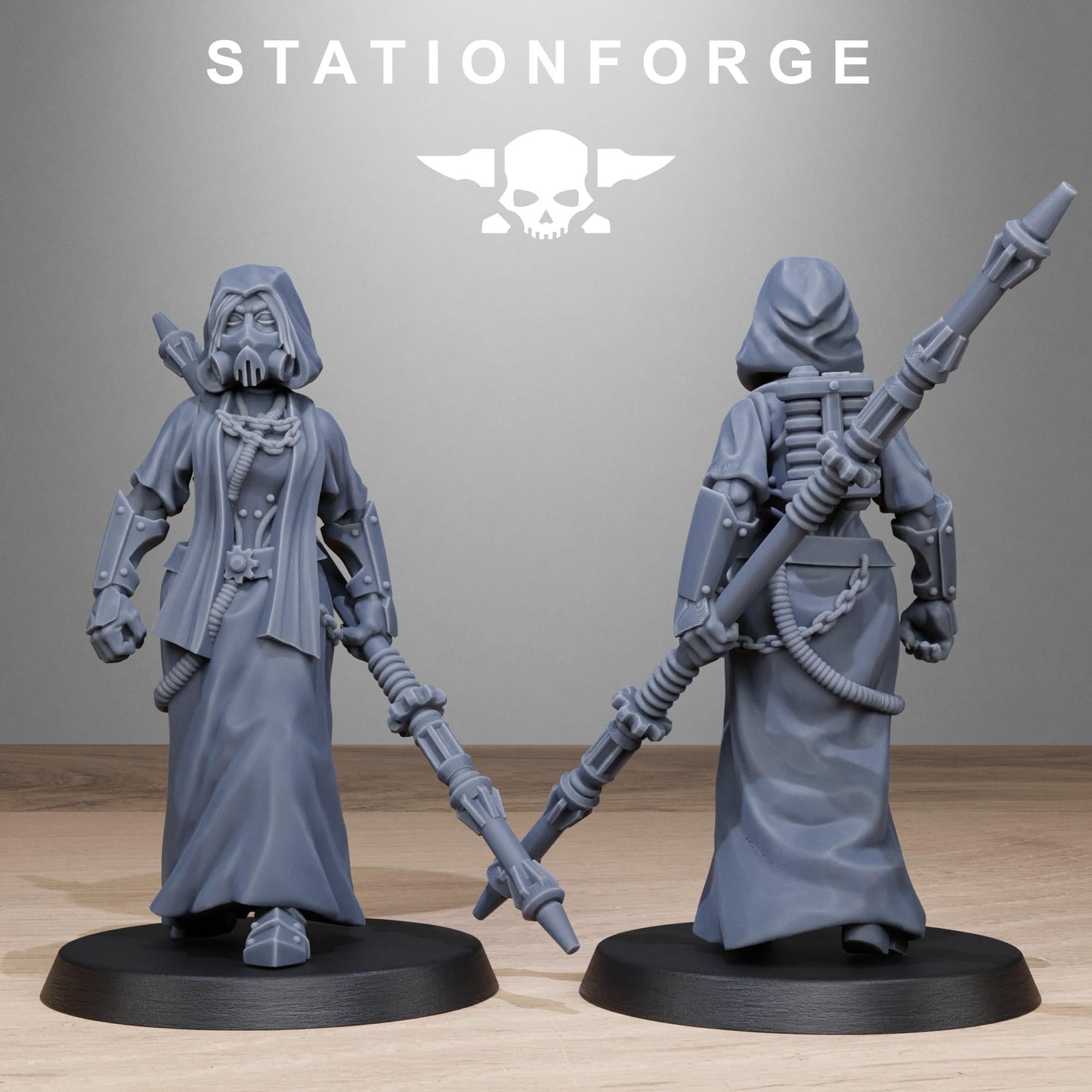 Station Forge Scavenger Sisters Priests Proxy minitures Tabletop RPG Wargaming