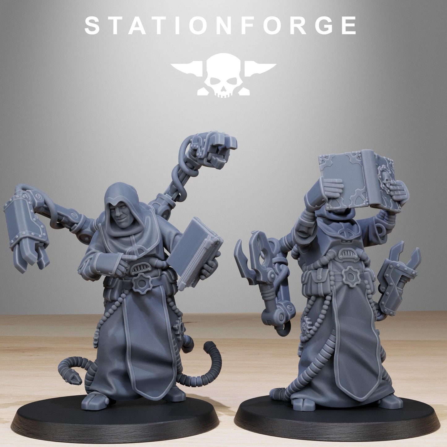 Station Forge Scavenger_Monks Proxy minitures Tabletop RPG Wargaming