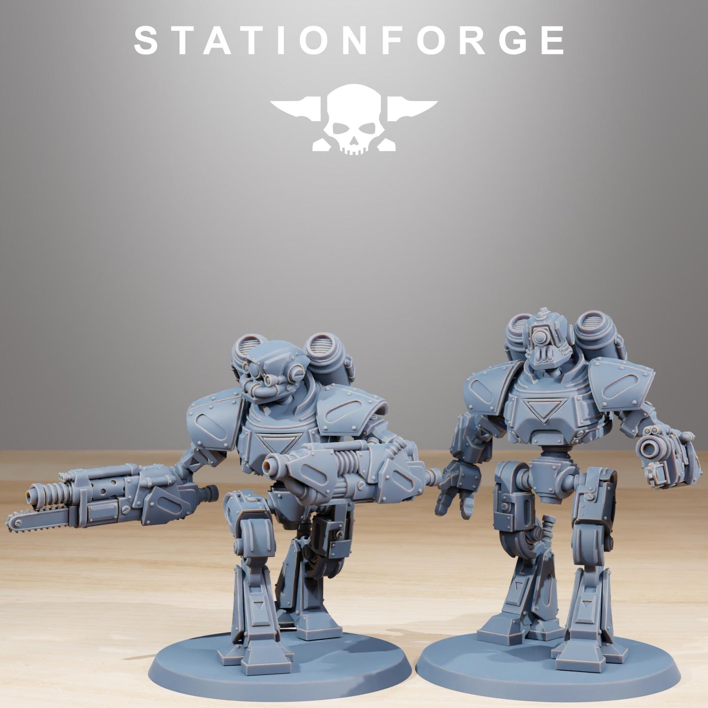 Station Forge Scavenger Mechanods Proxy minitures Tabletop RPG Wargaming