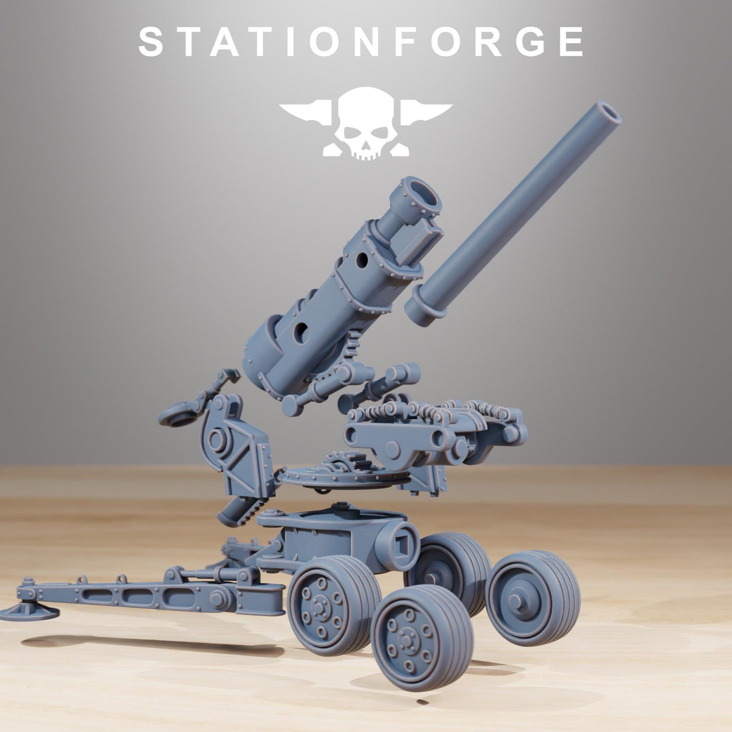 Station Forge GrimGuard Heavy Artillery  3d printed proxie Wargames