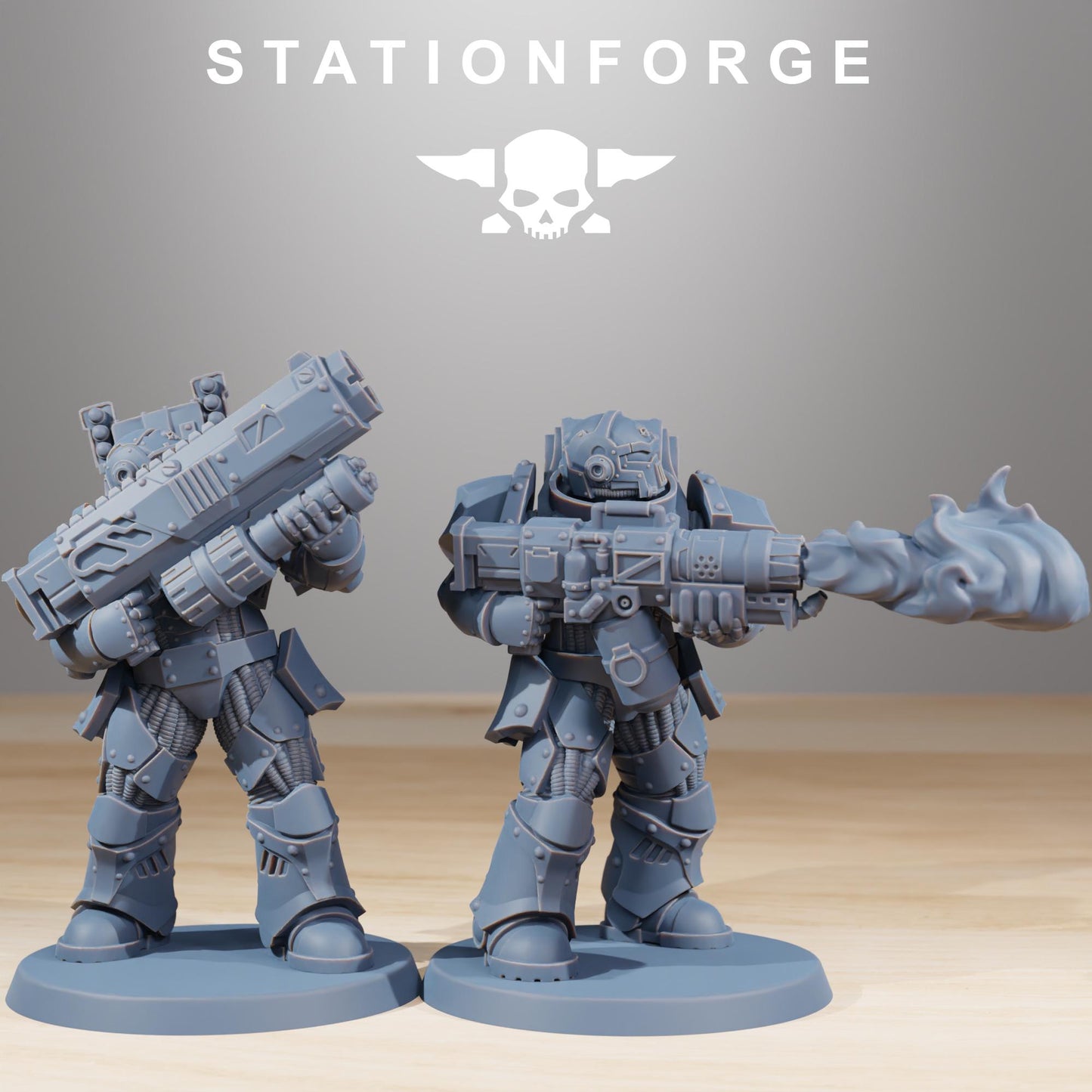 Station Forge Socratis Ravagers unit 3d printed proxie Wargames / Marines