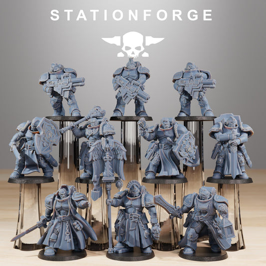 Station Forge Socratis Knights Team Proxy minitures Tabletop RPG Wargaming