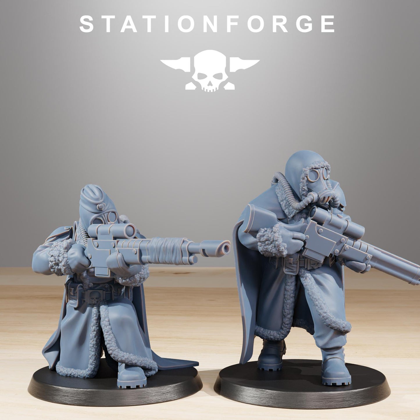 Station Forge GrimGuard Frostwatch Marksmen 3d printed proxie Wargames