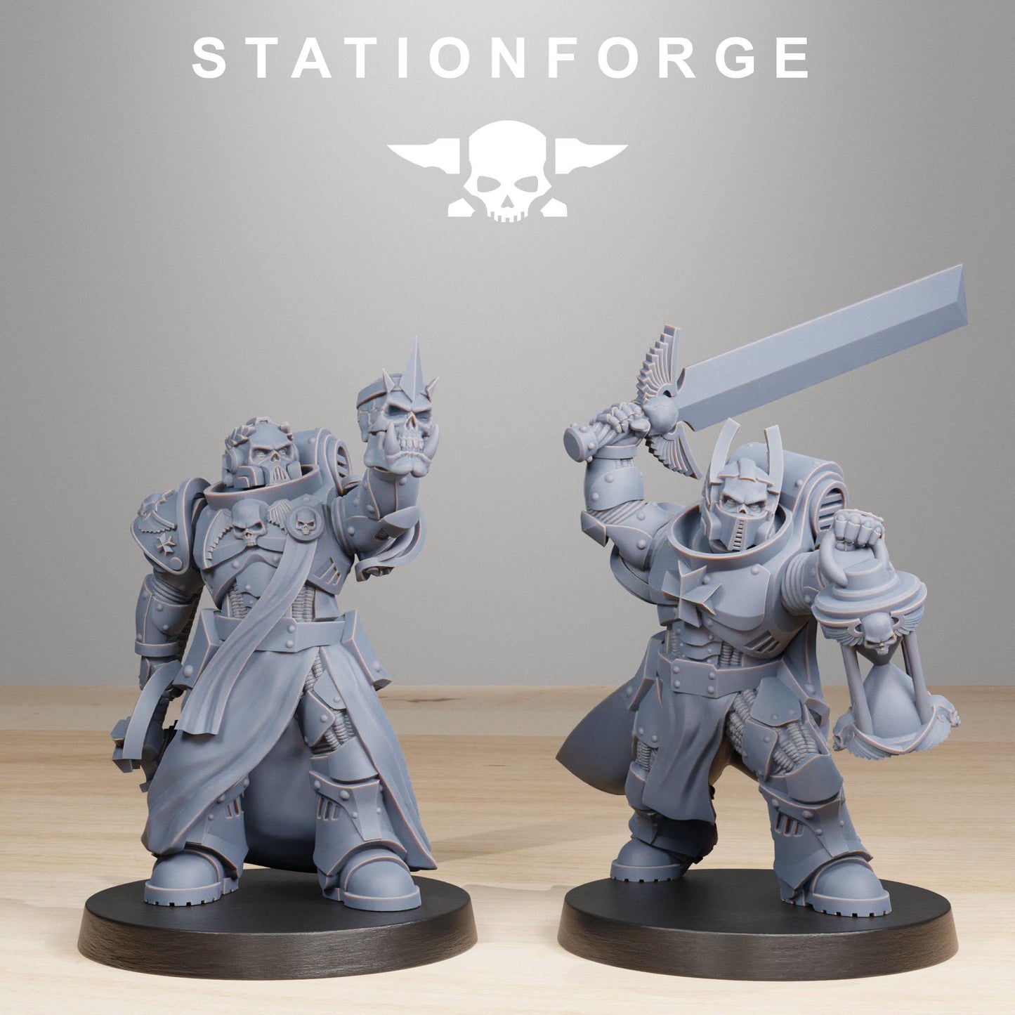 Station Forge Socratis Reverends unit 3d printed proxie Wargames / Marines