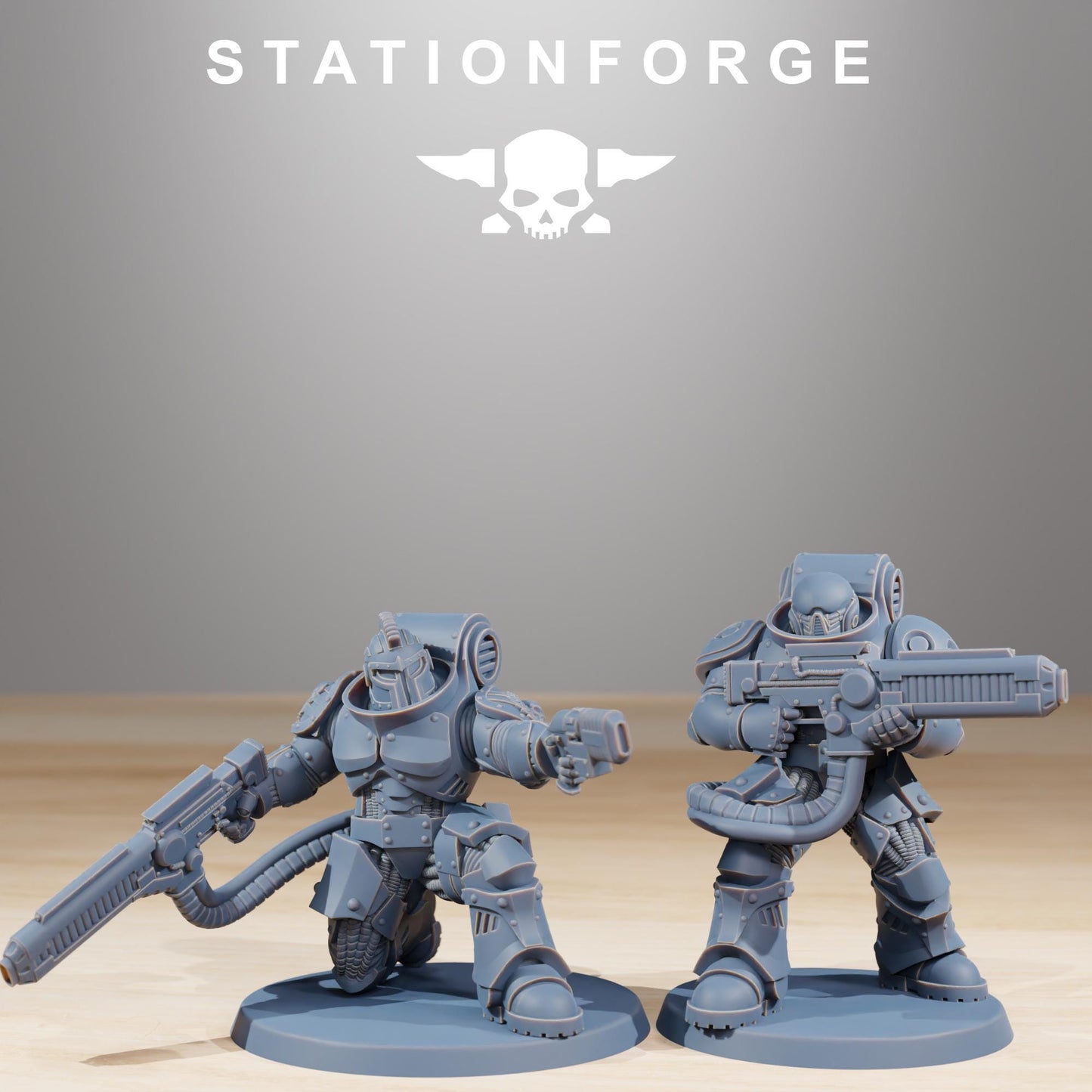 Station Forge Socratis Exterminators unit 3d printed proxie Wargames / Marines