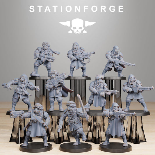 Station Forge GrimGuard Scorchers 3d printed proxie Wargames