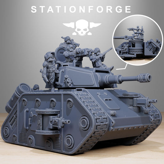 Station Forge GrimGuard Battle Tank 2.0  3d printed proxie Wargames
