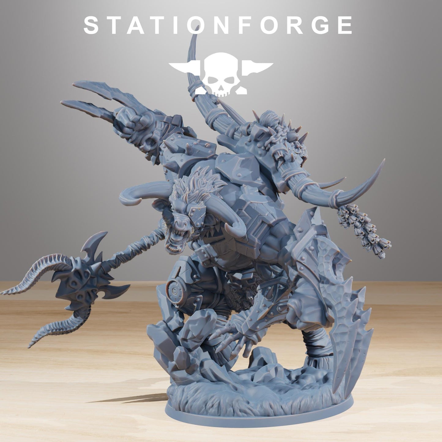 Station Forge Corrupted Beasts Leader Proxy minitures Tabletop RPG Wargaming