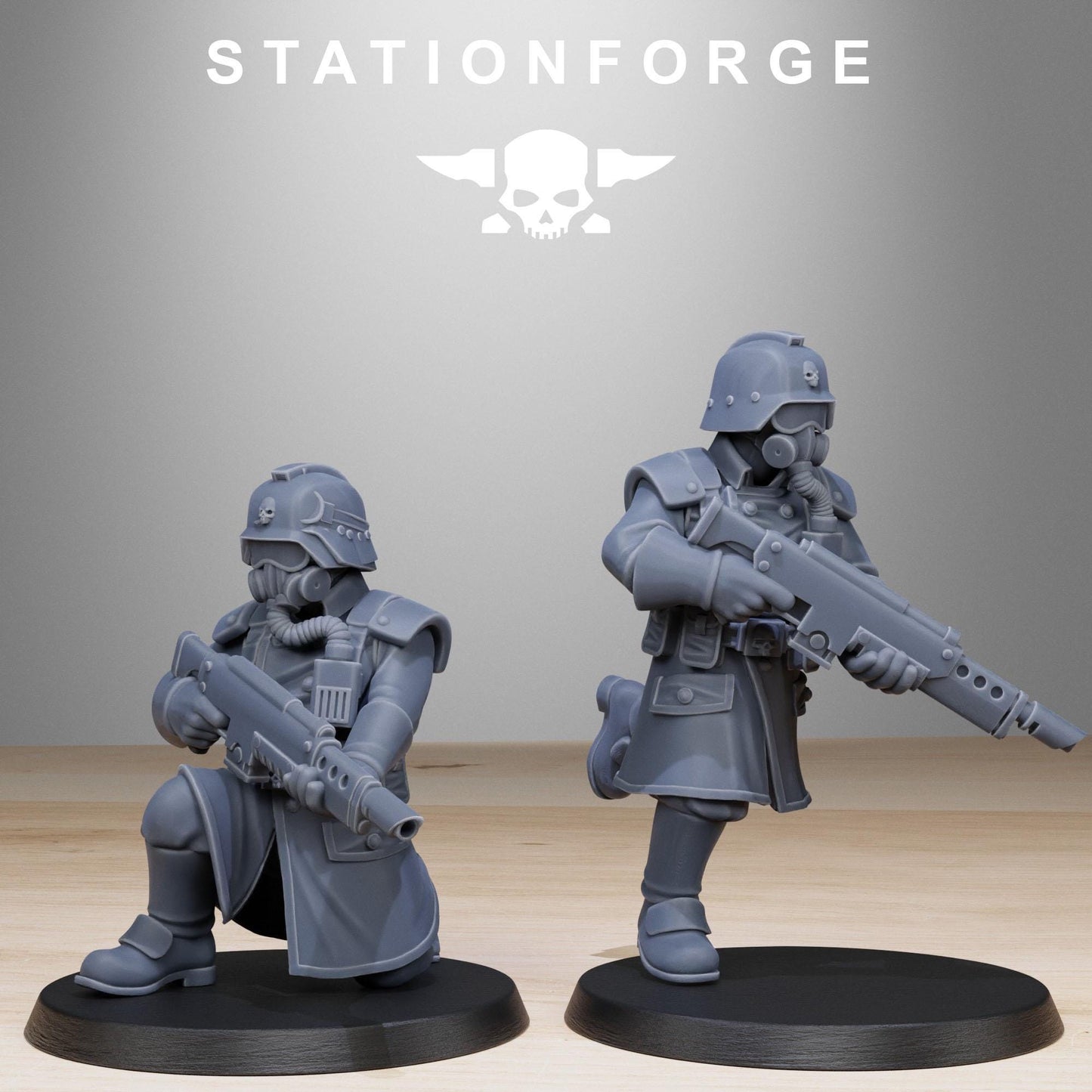 Station ForgeGrimguard Militants 3d printed proxie Wargames Minitures