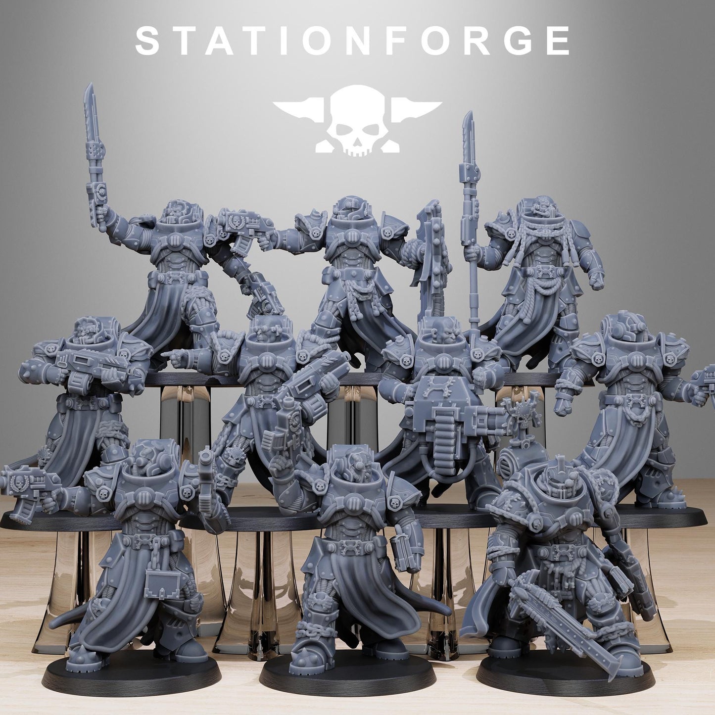 Station Forge Socratis_Militants Team Proxy minitures Tabletop RPG Wargaming