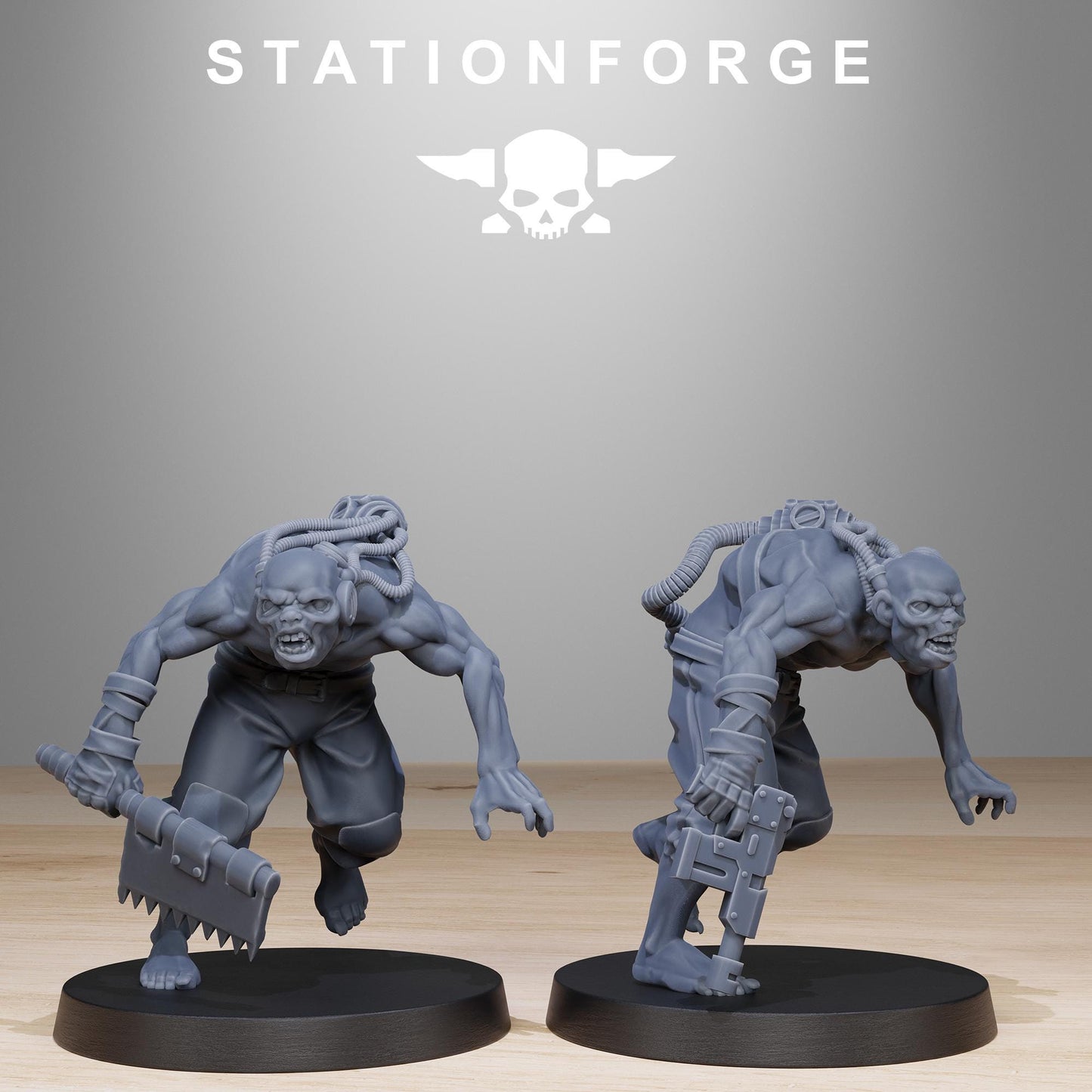 Station Forge Corrupted Guard Wretched Team Proxy minitures Tabletop RPG Wargaming
