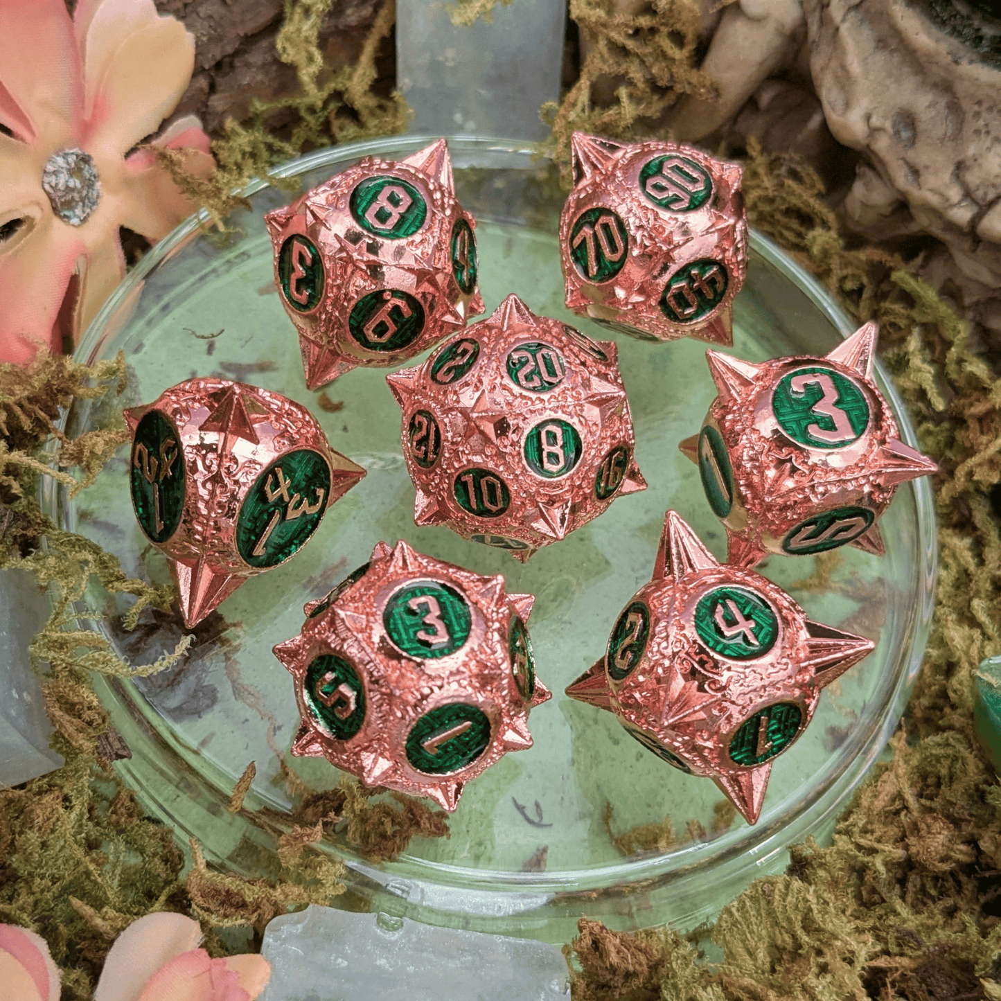 Vipers Sting | Metal Caltrop Dice Set