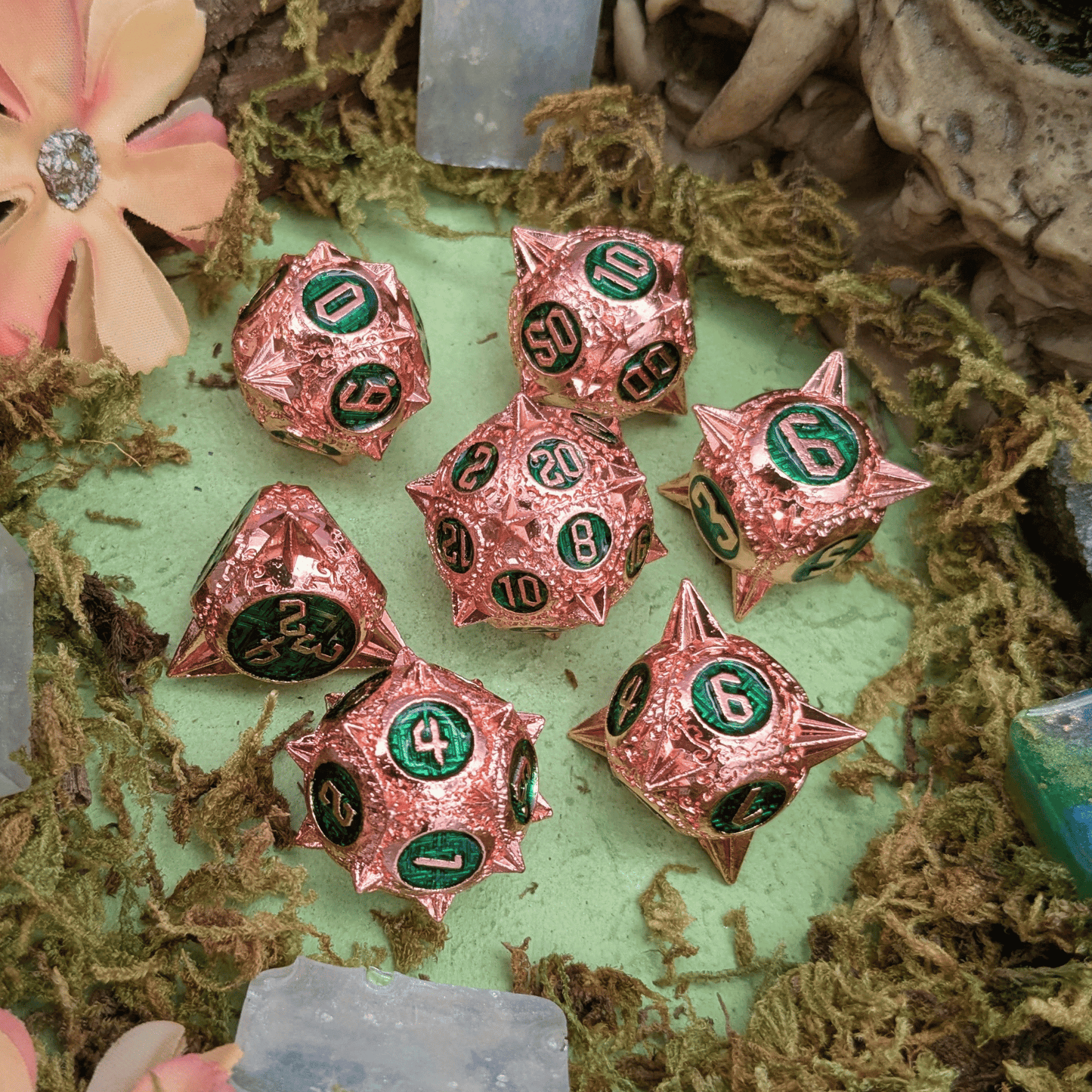 Vipers Sting | Metal Caltrop Dice Set