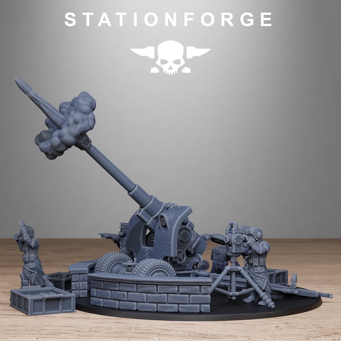 Station Forge GrimGuard Light Artillery  3d printed proxie Wargames