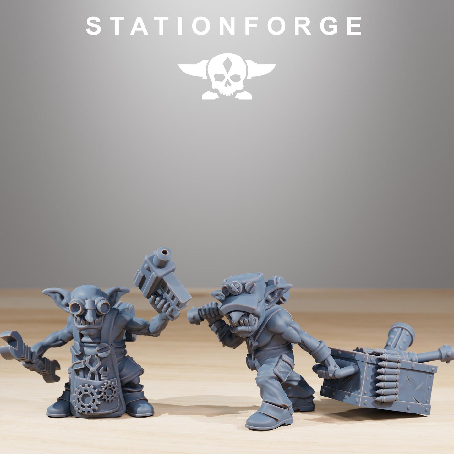 Station forge Orkaz Dragon Bomba (BIG BOY) Proxy minitures Tabletop RPG Wargaming 130mm base