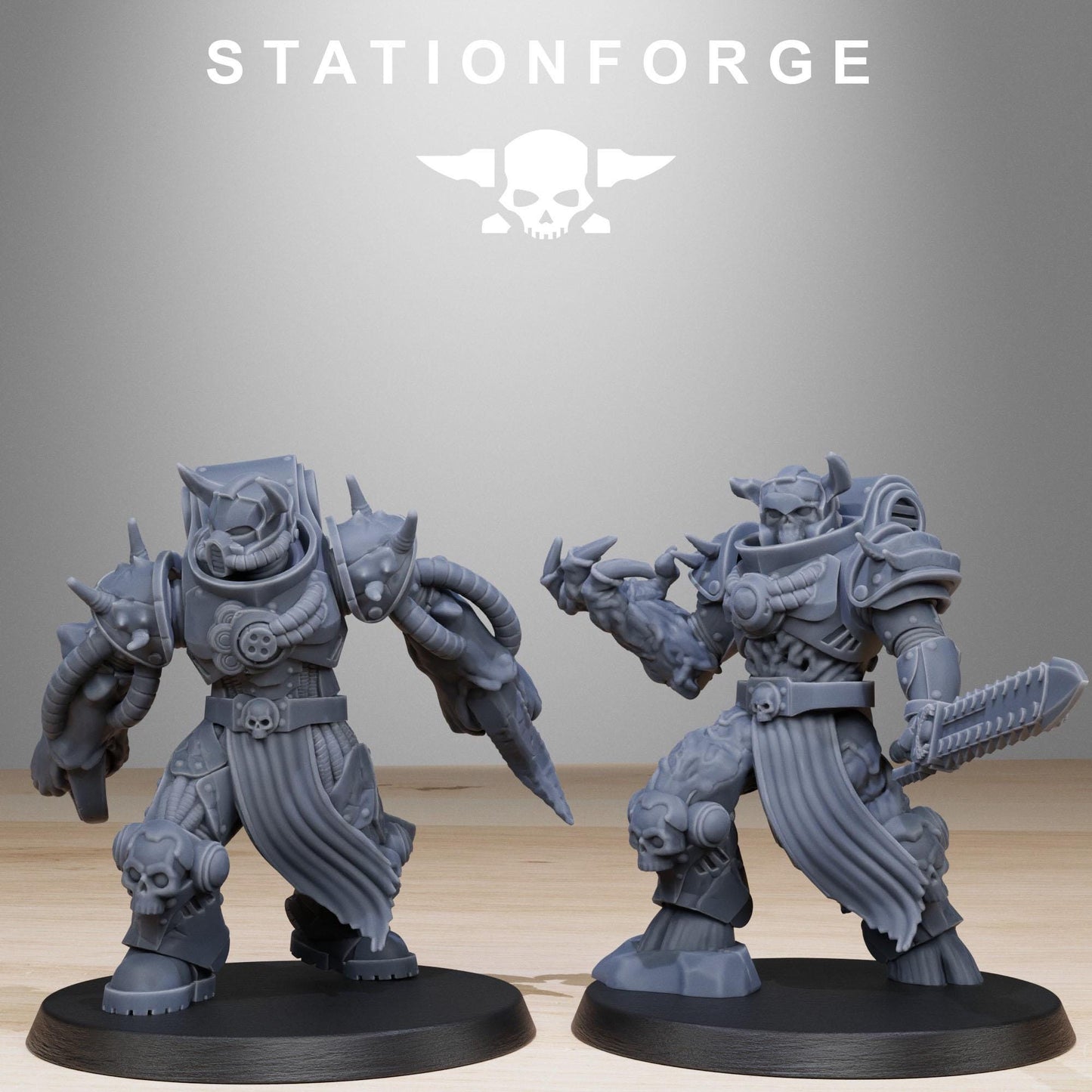 Station Forge Socratis_Corrupted_Mutants Team Proxy minitures Tabletop RPG Wargaming