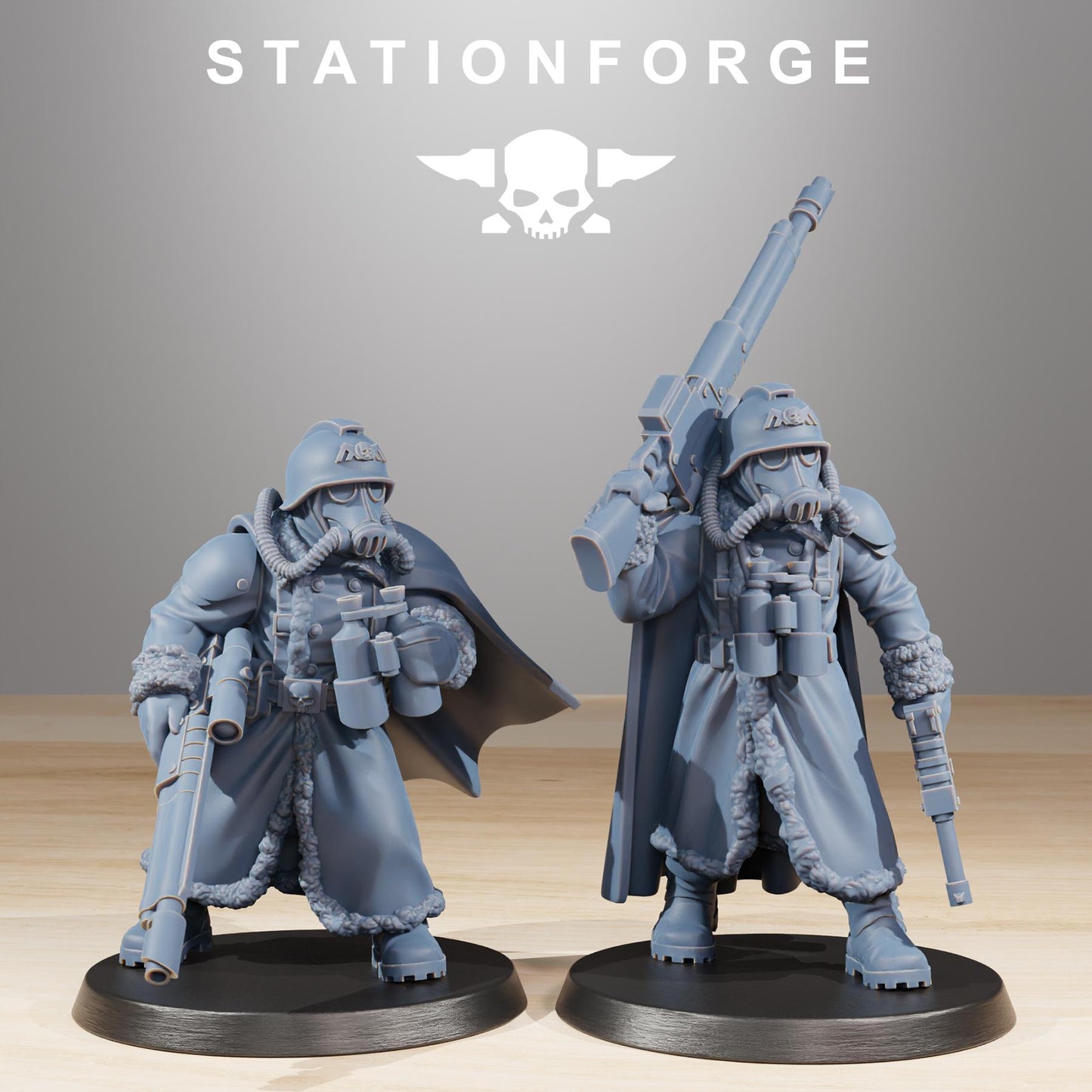 Station Forge GrimGuard Frostwatch Marksmen 3d printed proxie Wargames