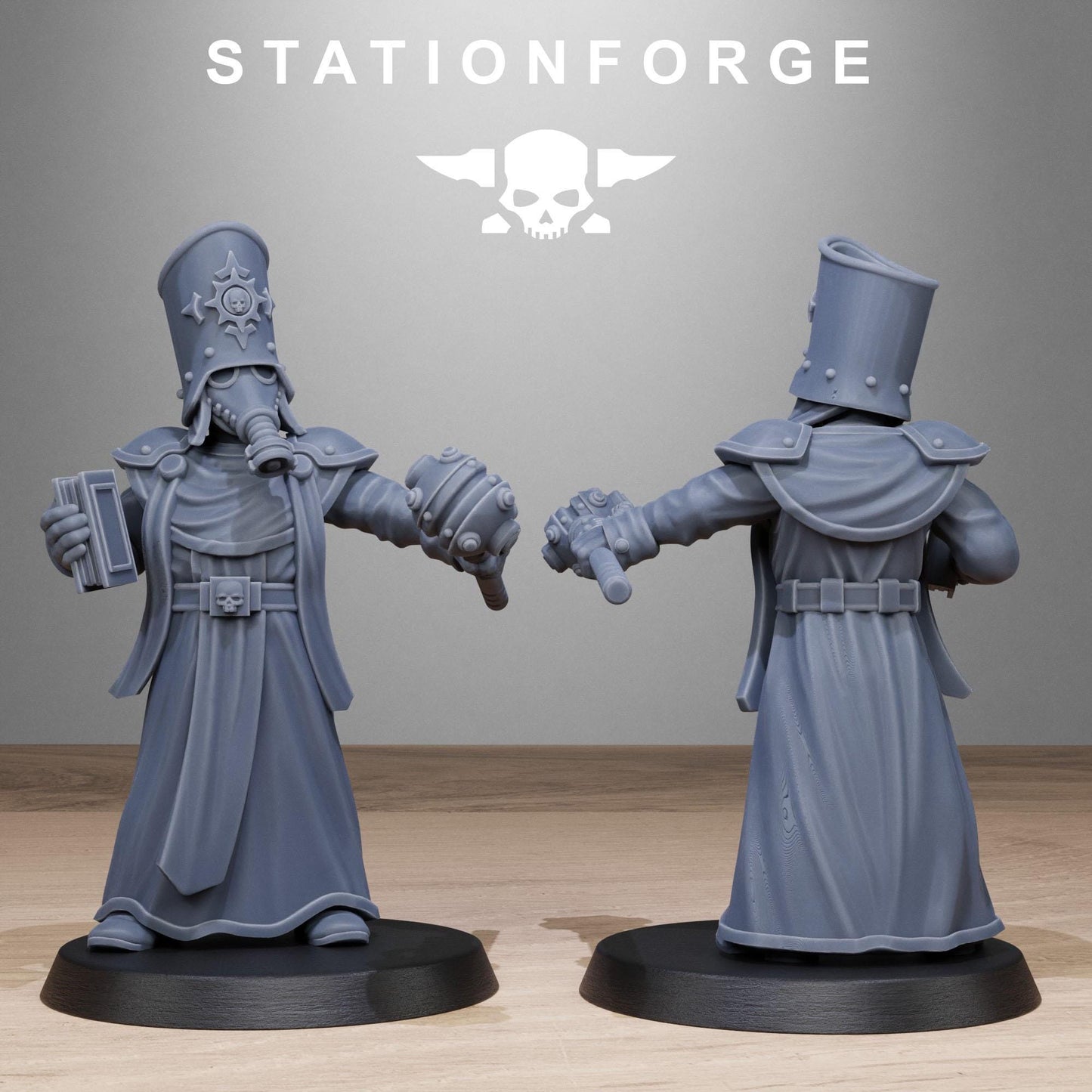Station Forge GrimGuard Vigils 3d printed proxie Wargames