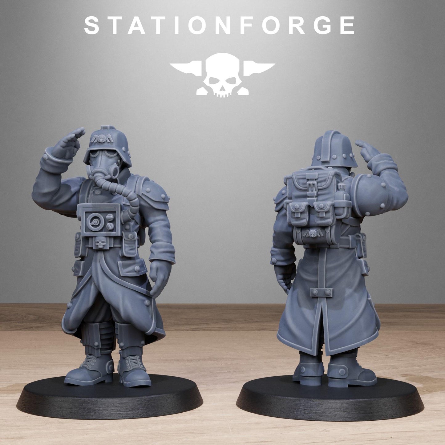 Station Forge GrimGuard Vigils 3d printed proxie Wargames