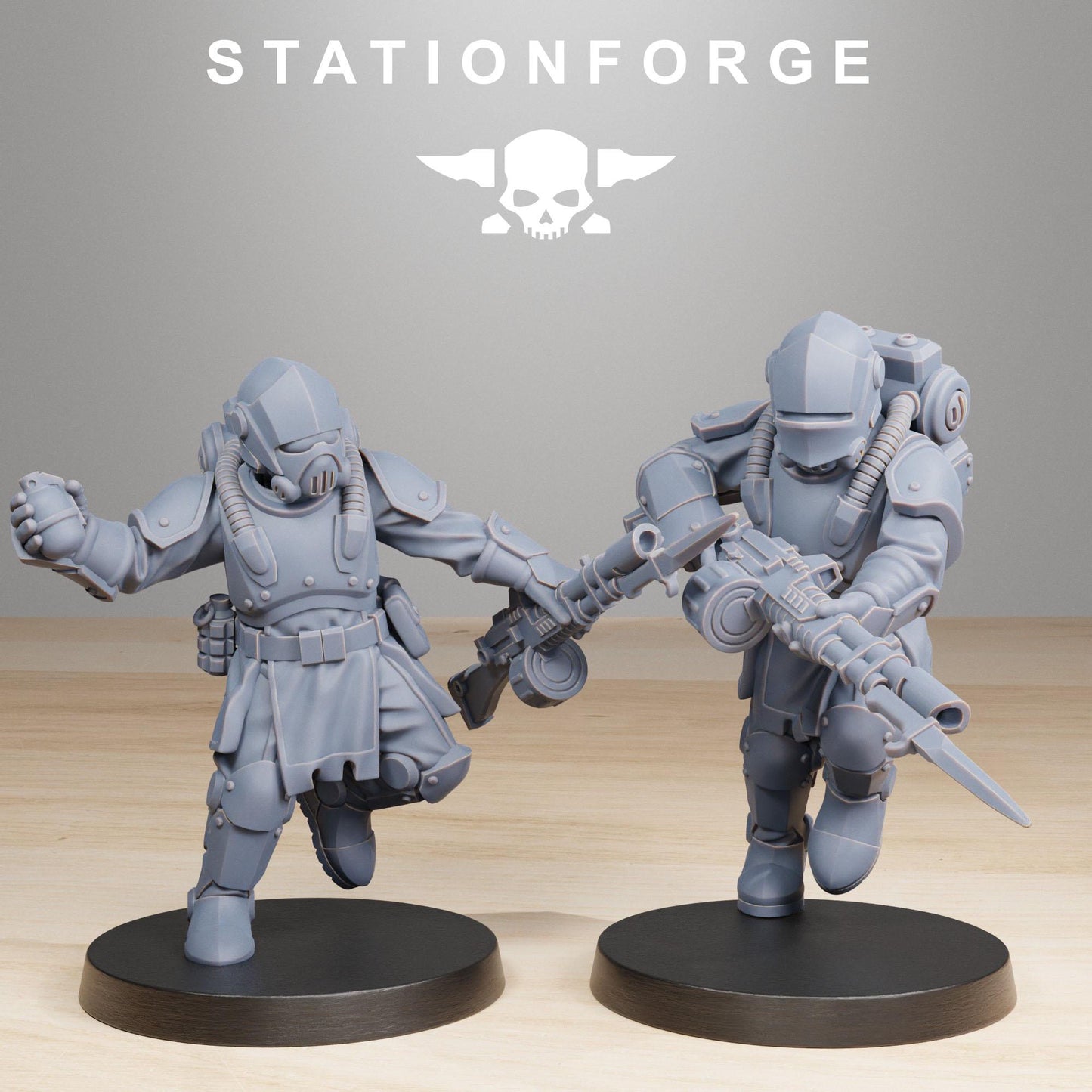 Station Forge RoyalGuard Infantry 2 3d printed proxie Wargames