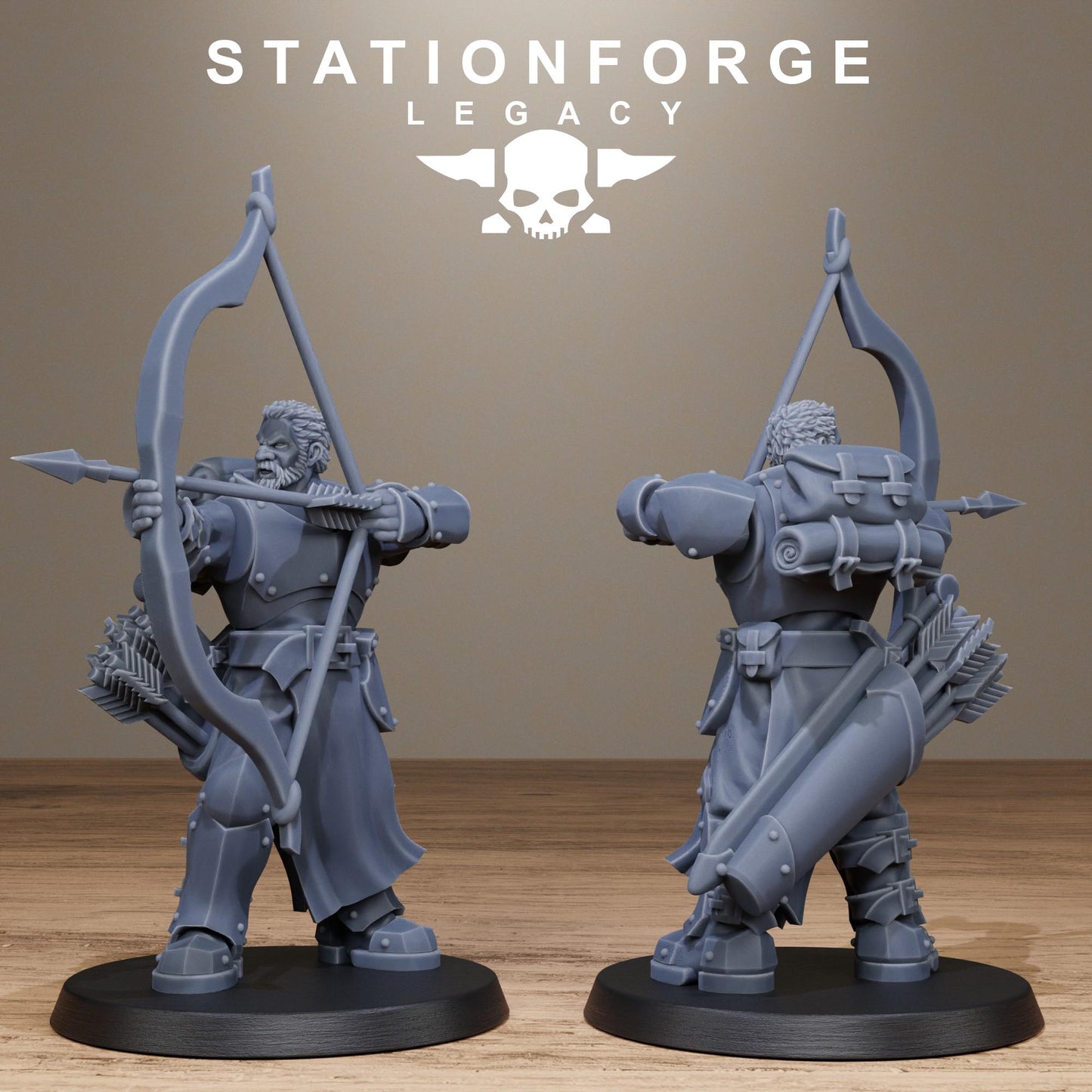 Station Forge Legacy  Solaris Archers 3d printed proxie Wargames New Faction