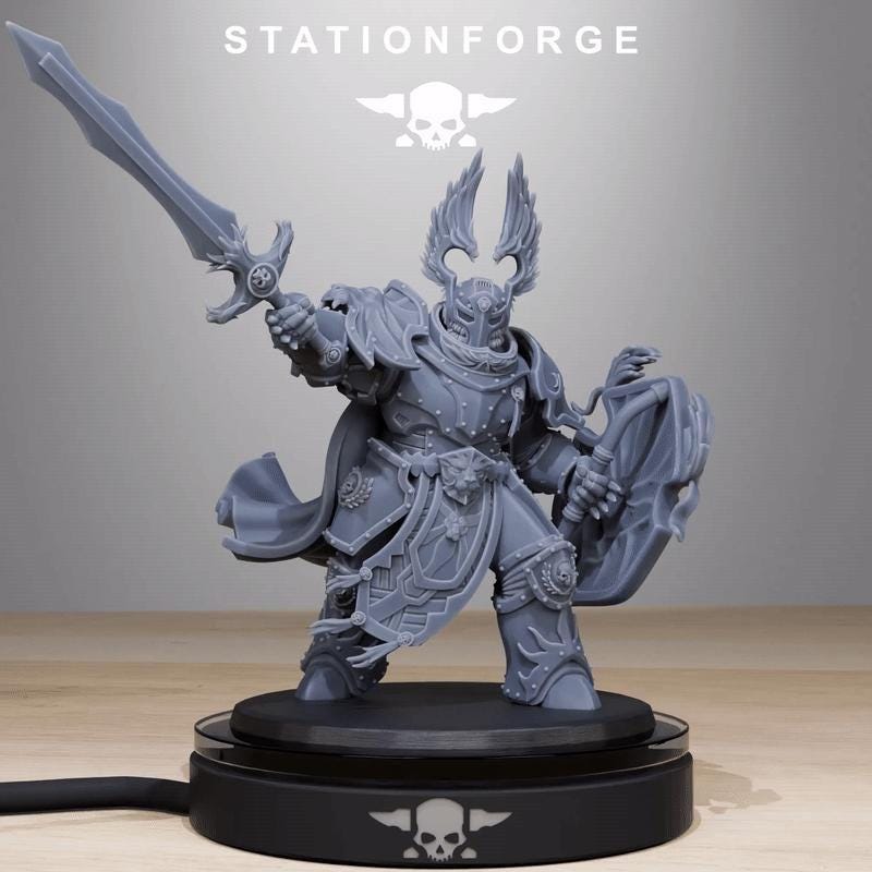 Station Forge Socratis Archon Sir Thalion Proxy minitures Tabletop RPG Wargaming