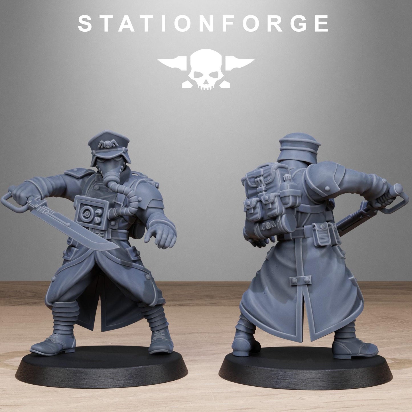 Station Forge GrimGuard Vigils 3d printed proxie Wargames
