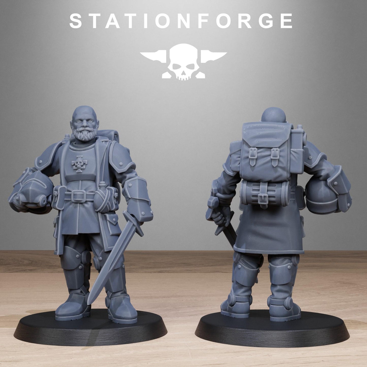 Station Forge RoyalGuard Enforces 3d printed proxie Wargames