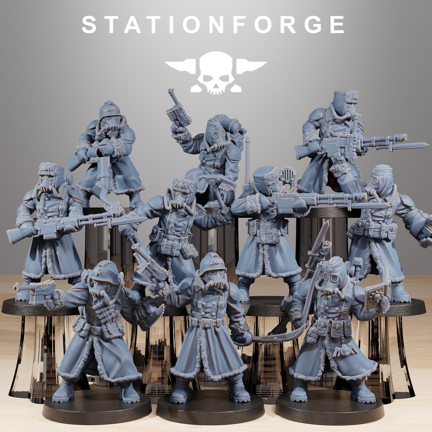 Station Forge GrimGuard Frostwatch 3d printed proxie Wargames