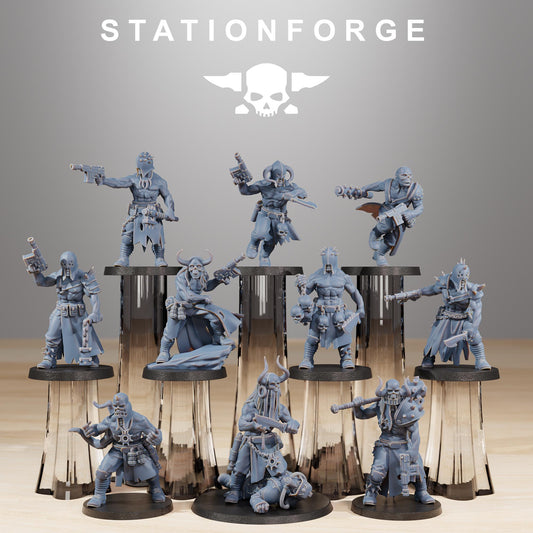 Station Forge Corrupted Guard Sectarians Team Proxy  minitures Tabletop RPG Wargaming