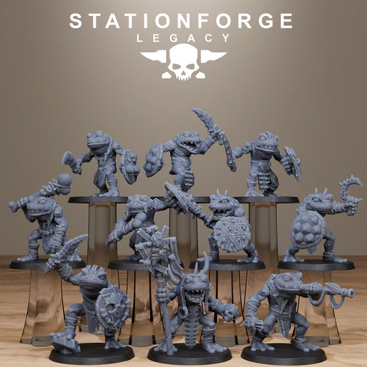 Station Forge Legacy  BogKin Infantry 3d printed proxie Wargames New Faction