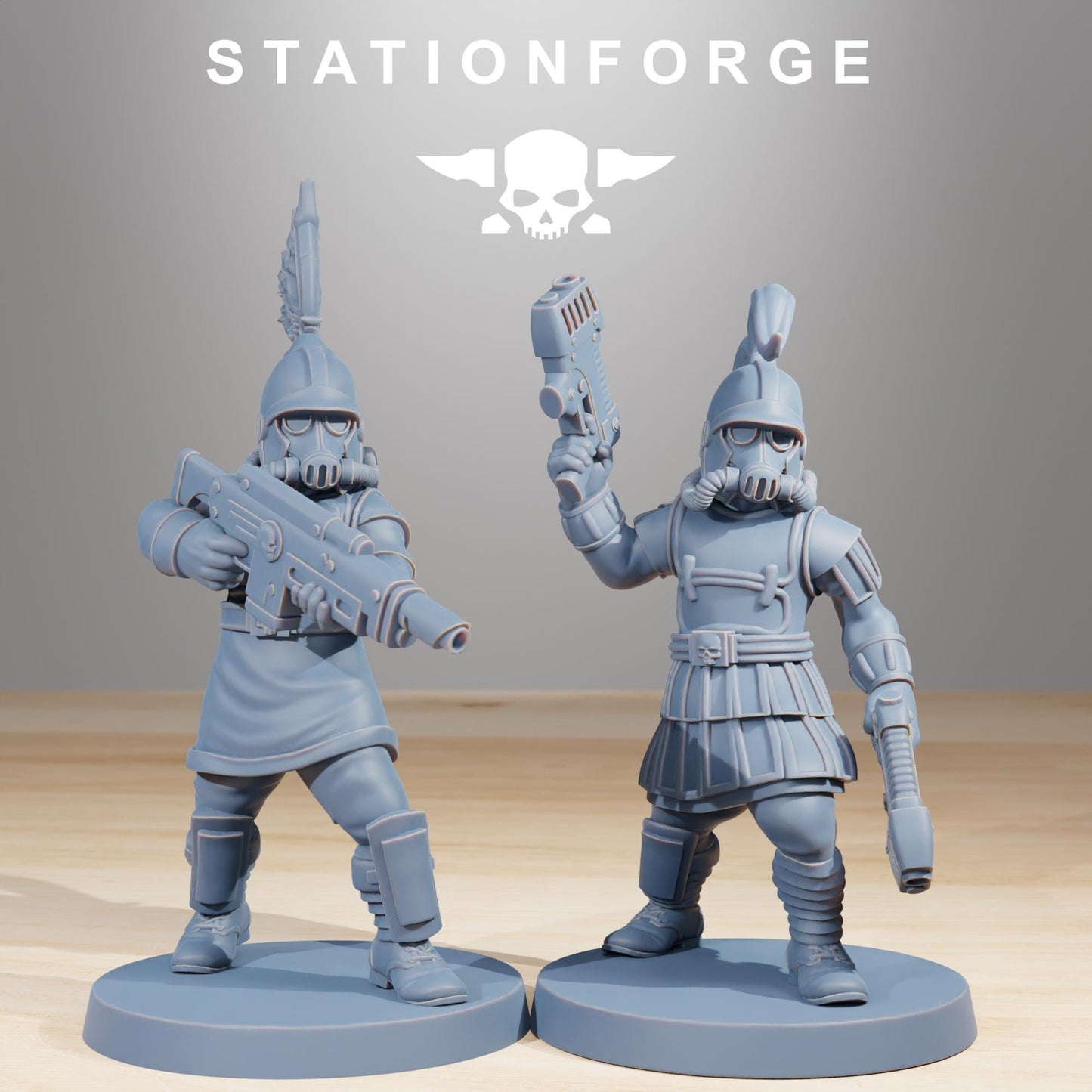 Station Forge GrimGuard Aquilastra 3d printed proxie Wargames