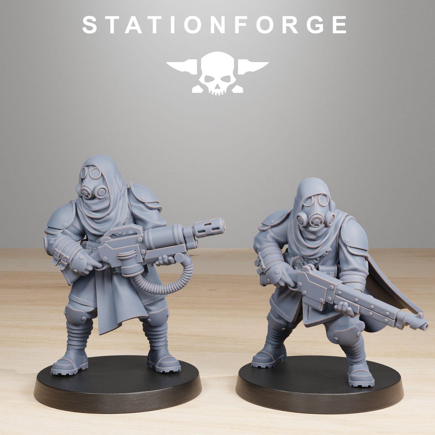Station Forge GrimGuard Scorchers 3d printed proxie Wargames