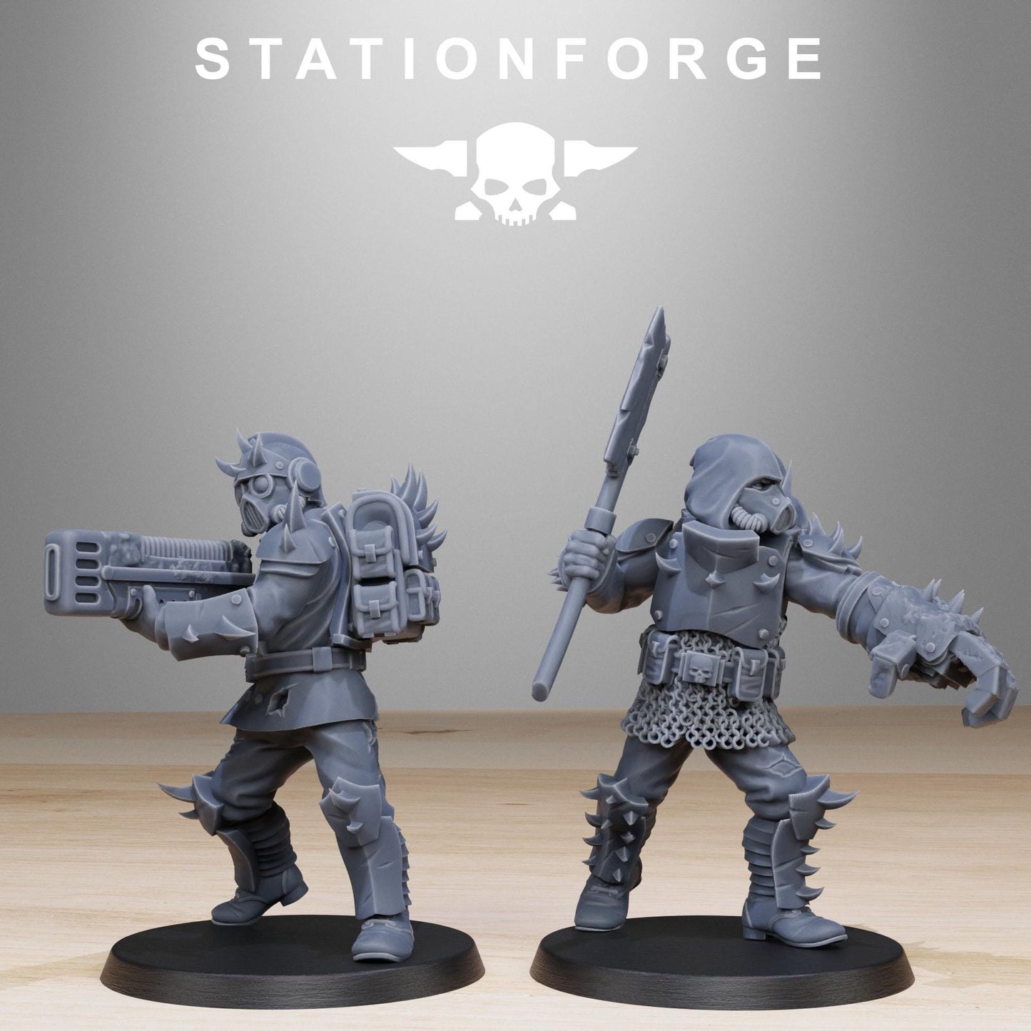 Station Forge Corrupted_Guard_Builder_Kit Proxy 28mm minitures Tabletop RPG Wargaming